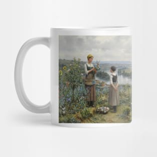 Picking Flowers by Daniel Ridgway Knight Mug